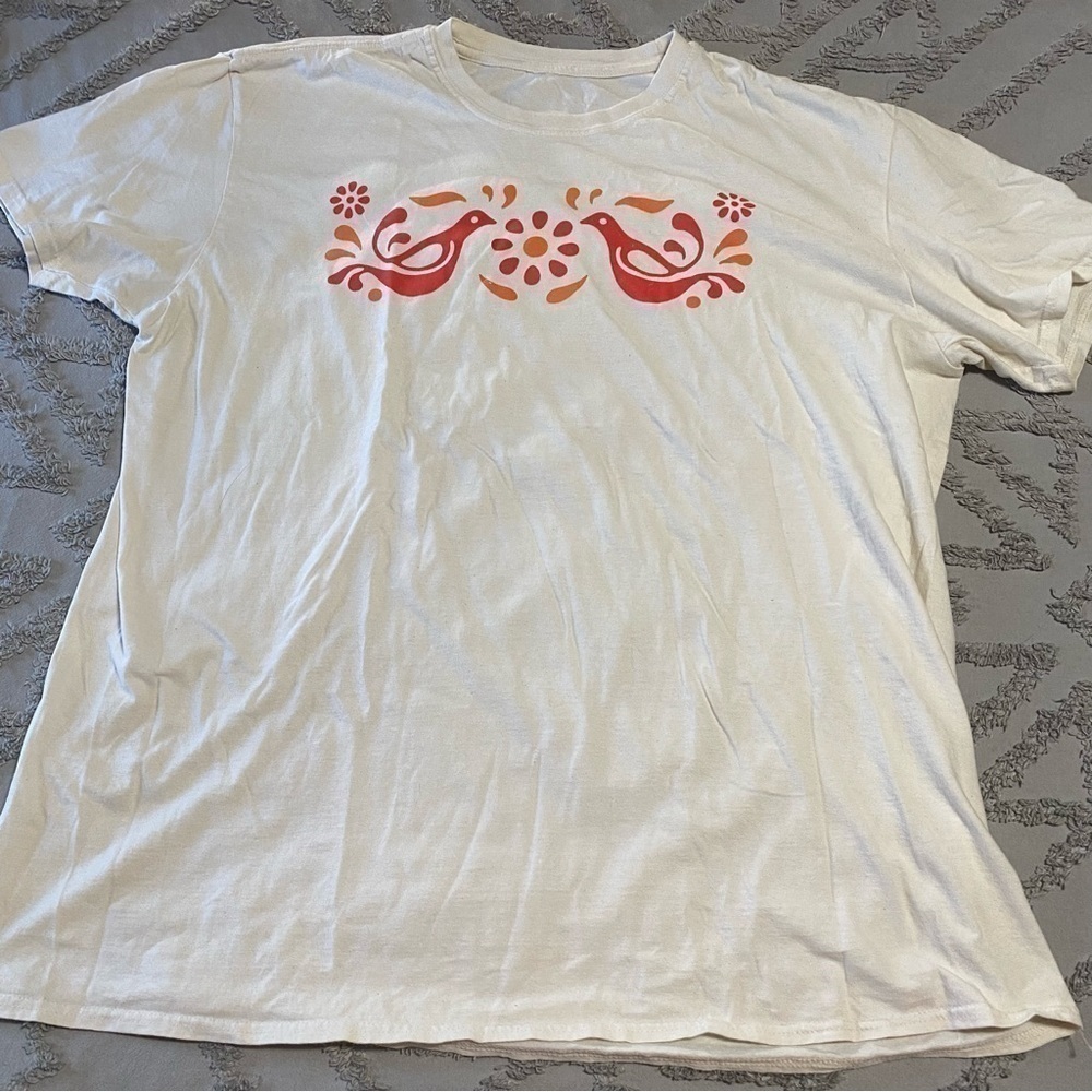 Pyrex Friendship pattern t-shirt size XXL